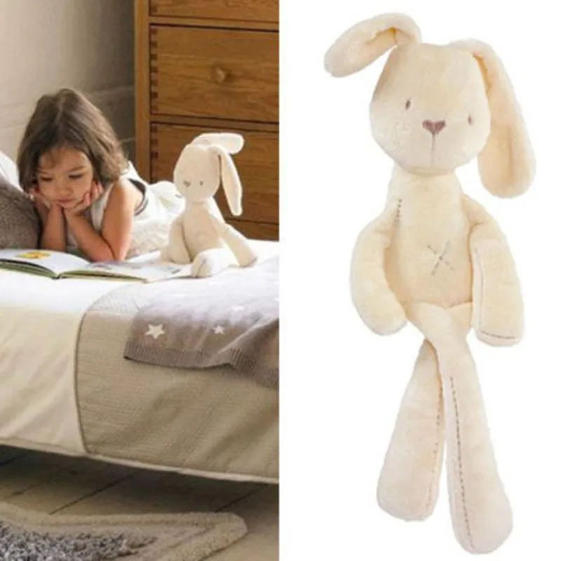 Baby Gift Hot Sale Cute Baby Kids Animal Rabbit Sleeping Comfort Doll Plush Toy Lovely Monkey WJ12