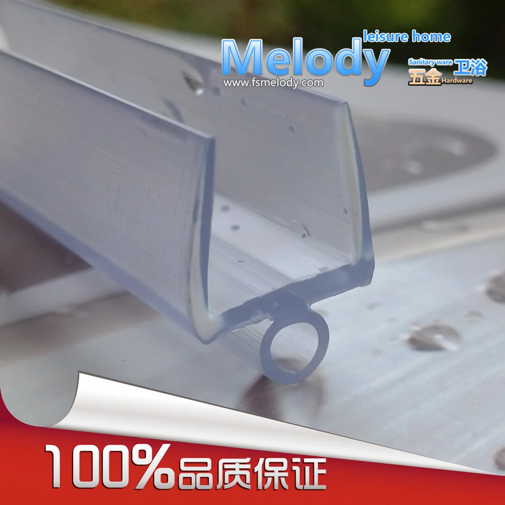 

Me-307A Bath Shower Screen Rubber Big Seals waterproof Glass Protection strips glass door Bottom seal length:700mm