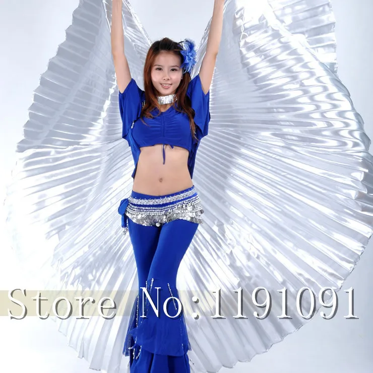 Egypt Isis Belly Dance Wings Dance Wing Hot New Indian Dance Women Bellydance 1pc Wing 11 Colors For Dance Performance