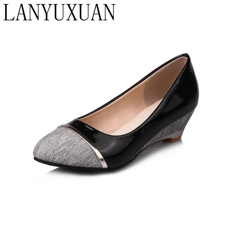 LANYUXUAN Big size 29-52 Ladies Woman Women Flats Boat Zapatos spring Summer autumn winter Style  Chaussure Homme Shoes 8012