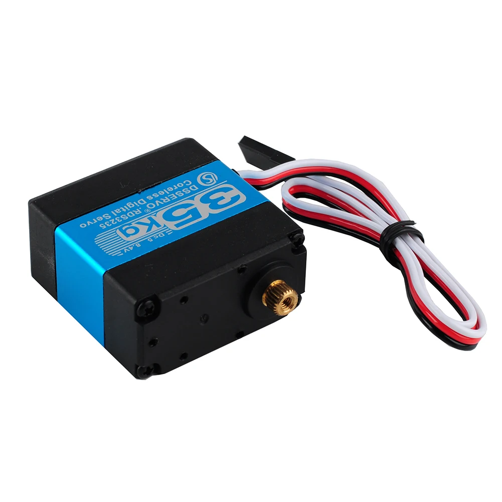 RCmall 4 Sets 35KG RDS3235 Coreless Digital Servo Hight Torque Metal Gear 180/ 270 Degree RC Robot Servo Motor for RC Car Robot