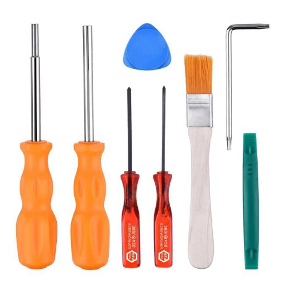 8in1 3.8 4.5 2mm Screwdriver Bit Screw Driver Game Bit Triwing Tool for S-NES N-64 s-witch N-S for S-EGA Game Console