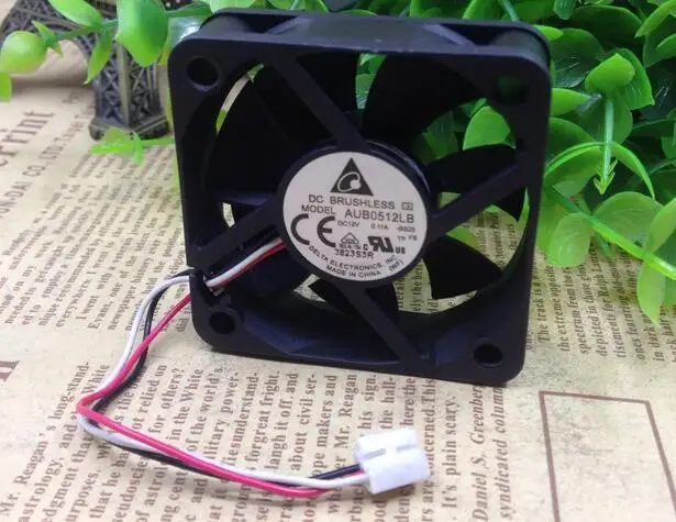 Wholesale: original DELTA AUB0512LB  12V 0.11A 5015 5CM 3 line mute fan