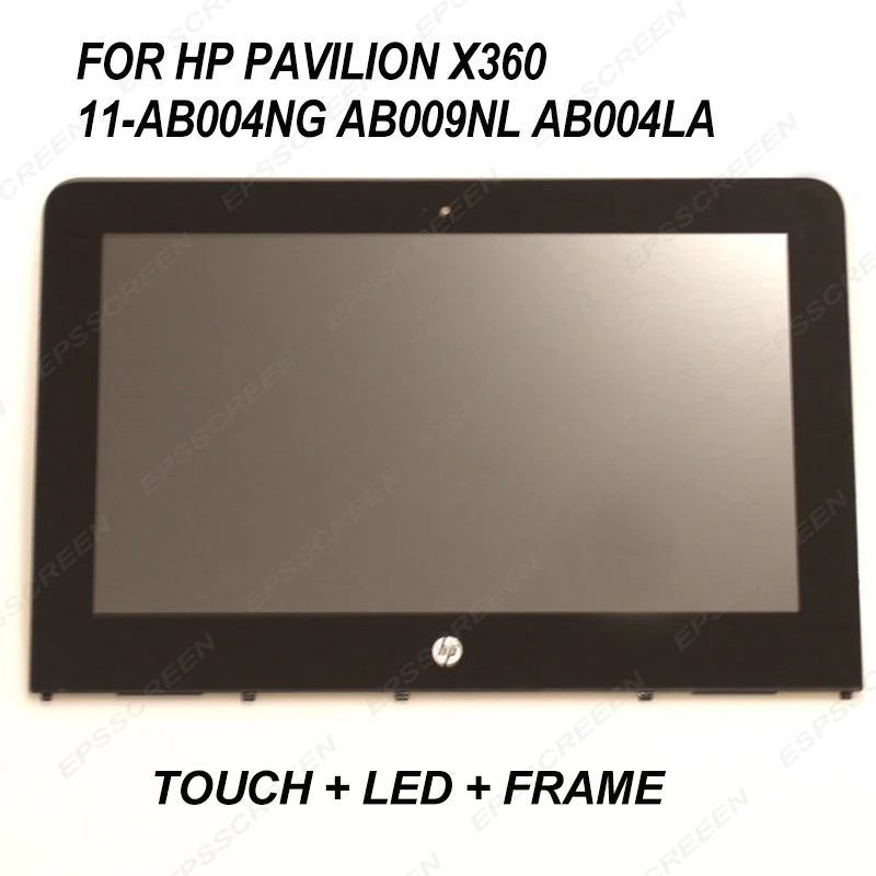 

For HP Pavilion x360Convertible 11-ab004ng ab009nl ab004la touch screen panel Glass Digitizer front Sensor assembly TP+LED+FRAME