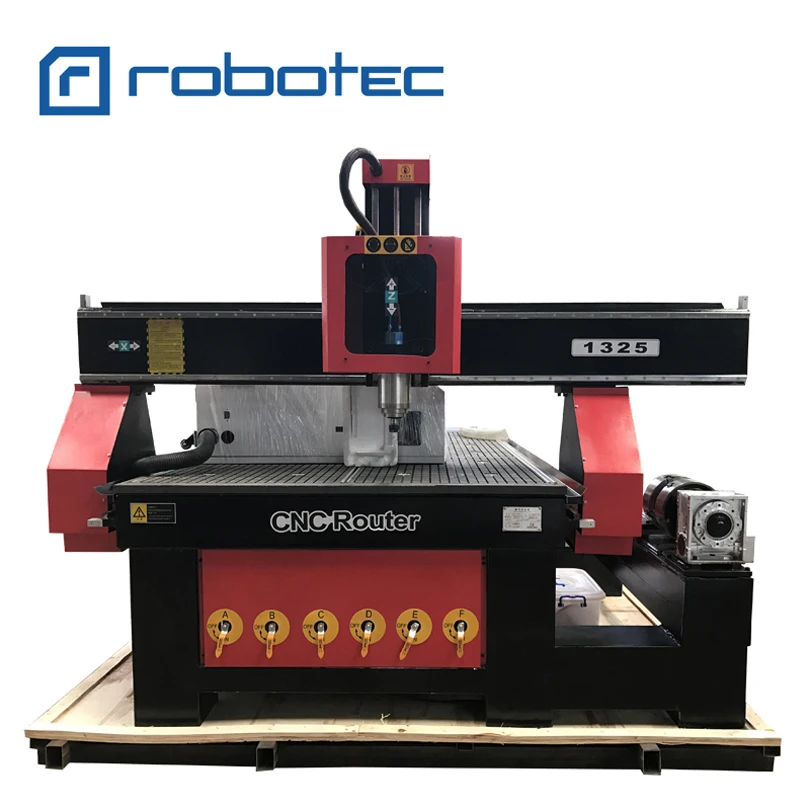 ماكينة تصنيع الخشب باستخدام الحاسوب سعر 1325 cnc راوتر 4 محور ماكينة الطحن بتحكم رقمي بالكمبيوتر