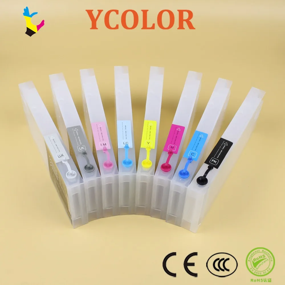 4880 4800 4000 7600 9600 Ink Cartridge With Reset Chip For Epson Stylus Pro 4880 Ink Tank Cartridge 300ml