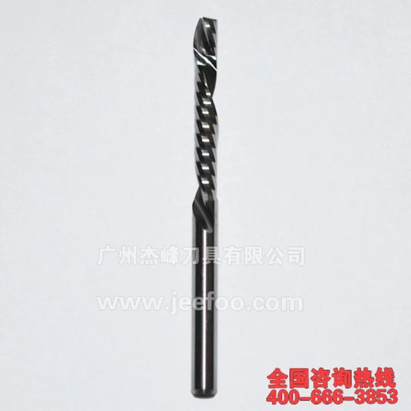 4*22mm Solid carbide One Flute Spiral down cutter