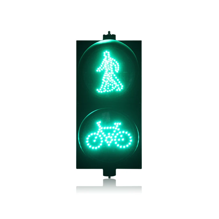 

AC85-265V 300mm PC housing red green pedestrian with bicycle signal LED traffic light for promotion