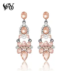 VEYO Full of Crystal Drop Earrings For Women Vintage brincos Pendientes Zinc Alloy Lead free nickel free