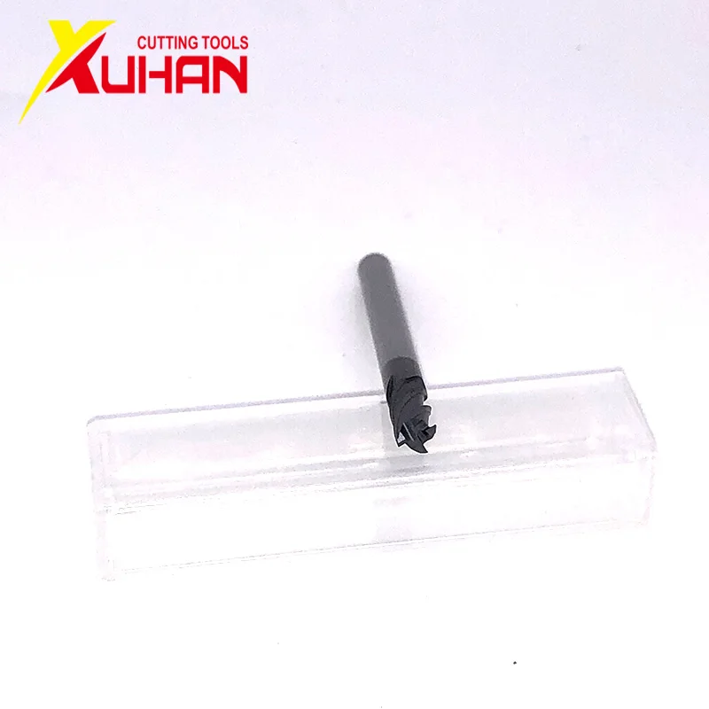 50HRC 4Flutes เครื่องตัดโลหะผสมเคลือบทังสเตนเหล็กเครื่องมือ Cnc Maching EndMill ตัดชุดเครื่องมิลลิ่งเครื่องมือ