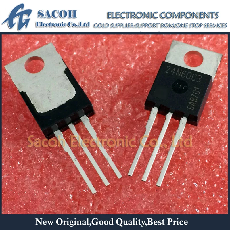 Refurbished Original 10Pcs/Lot SPP24N60C3 24N60C3 24N60 OR SPA24N60C3 OR SPP24N60CFD SPA24N60CFD 24N60CFD TO-220 24A 600V MOSFET