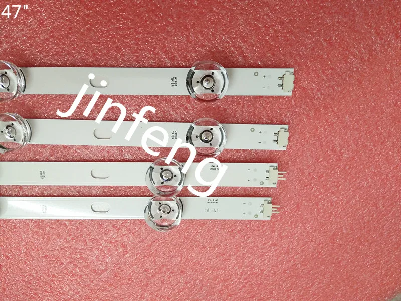 New 8 PCS/set LED strip Replacement for LG 47LB6300 innotek DRT 3.0 47 inch A B 6916L 1715A 1716A 6916L-1961A 1962A 1948A 1949A