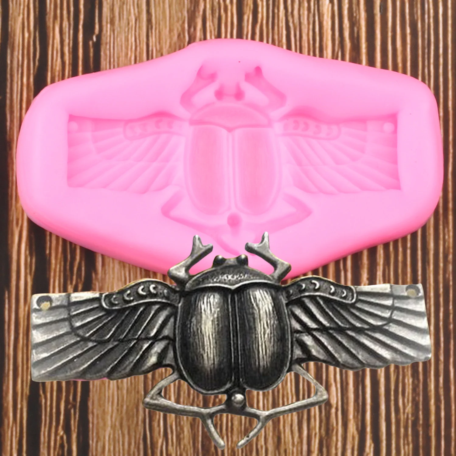 DIY Beetle Silicone Mold Fondant Molds Kitchen Baking Chocolate Candy Sugarcraft Moulds Cake Decorating Tools