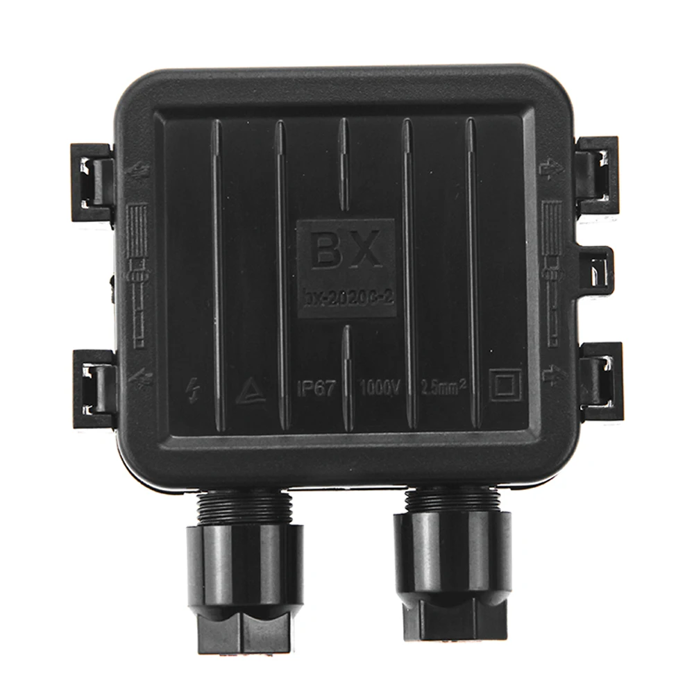 Caja de conexiones solares para Panel Solar, conector impermeable IP67 de 10W-50W, 10A, 15 Uds.