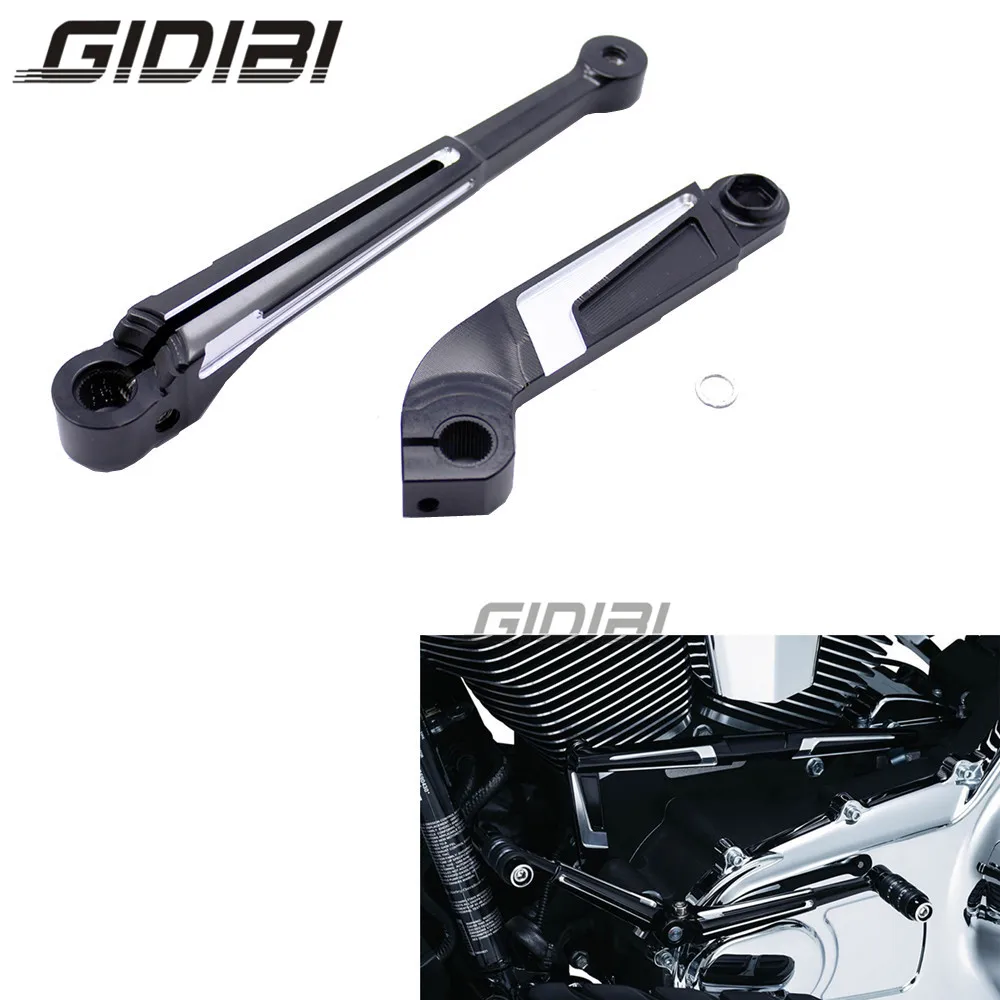 

Black CNC Brake Lever Gear Shifting Lever Shift Arm For Electra Glides 1984-2016 Road Glides 1998-2016