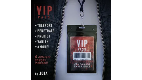 VIP PASS (Gimmick and Online Instructions) - Magic Tricks Card Magic Props Mentalism Magia Prophecy Singed Card Illusions Funny