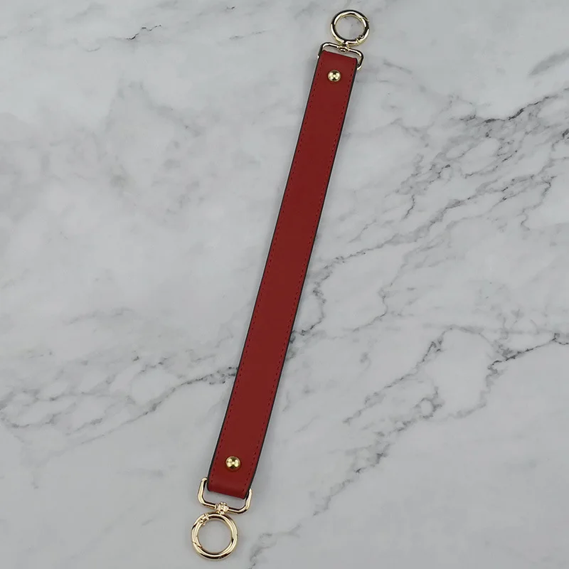 Fashion Replacement Serpentine Straps Colorful PU Leather Handbags Straps Handle Short Belt Accessories for Women Bags 40cm