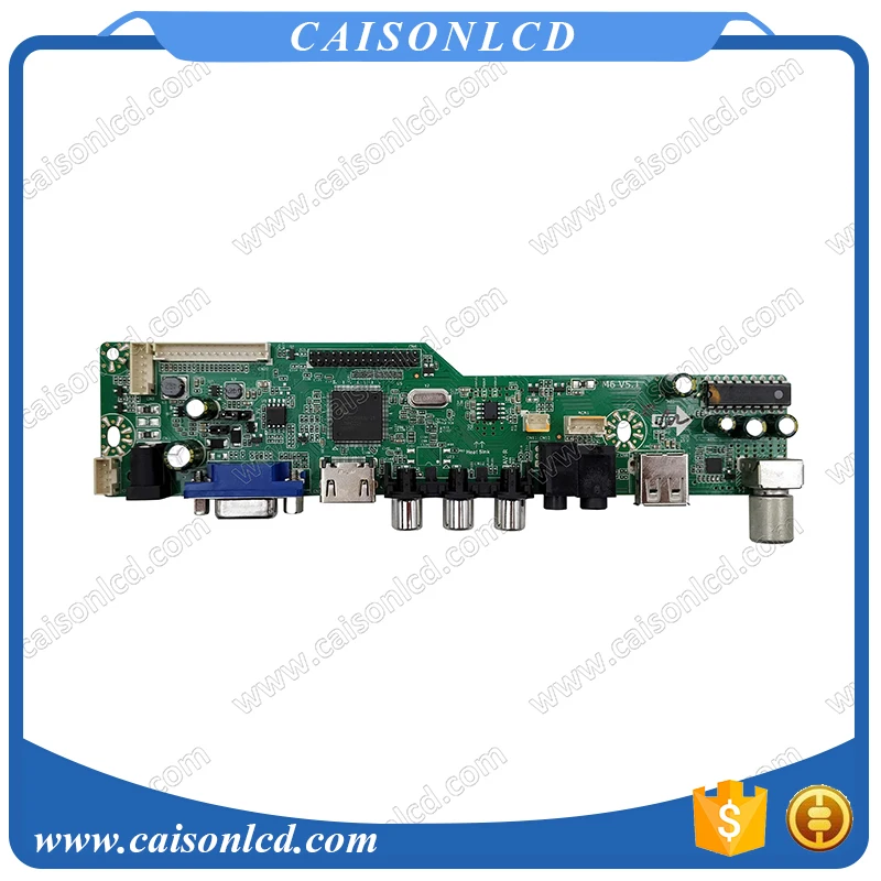 M6-V5.1 LCD TV controller board support  VGA AUDIO AV USB TV for 12.1 inch 1024x768 G121X1-L04 G121XGE-L01 free shipping