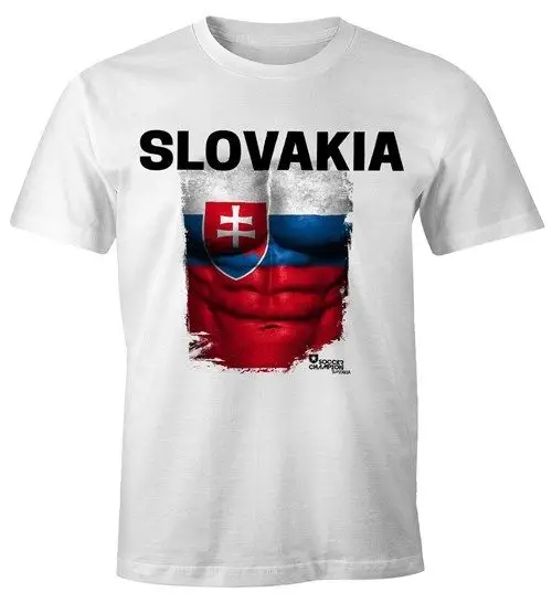 Mens T Shirts Fashion 2019 T-Shirt Herren Footballer Slowakei Flagge Slovakia Flag Fanshirt  T Shirt Short Sleeve