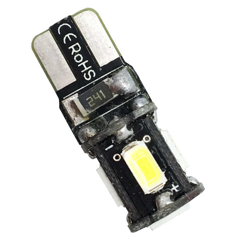 

200X T10 led W5W T10 194 168 canbus 5630 6 SMD Led Can-bus NO ERROR 12V Car Auto Bulbs Indicator Light Parking Head Lamps White