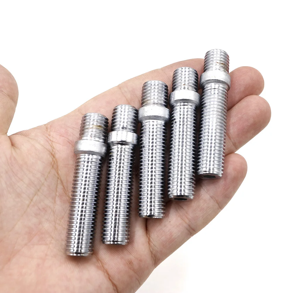 20PCS 12*1.5 TO 12*1.5 New Racing Car WHEEL STUD CONVERSION TALL LUG BOLTS TO STUDS 58MM  YC101106