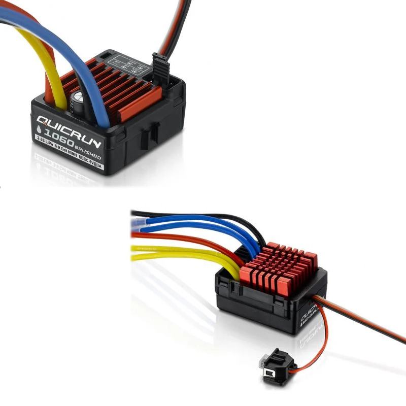 HobbyWing QuicRun 1080 80A 880 60A 1060 60A Brushed Electronic Speed Controller ESC For RC Car Waterproof