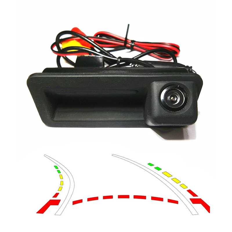 

1090K CCD1/3'' Dynamic Trajectory Track For Ford Mondeo Focus Fiesta CHIA-X Trunk Switch Car Parking Backup Camera 94*41*56.5MM