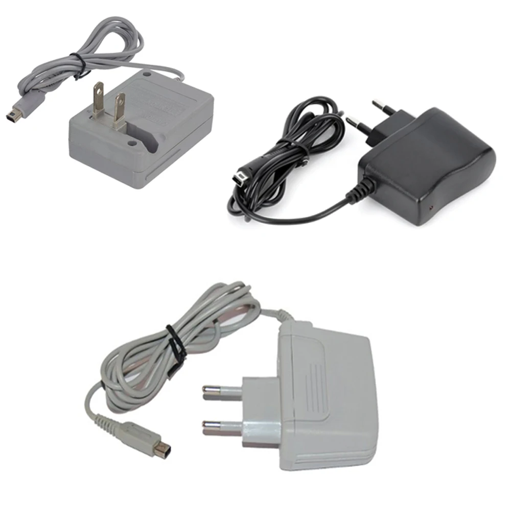 100PCS For  3DS XL LL Charger AC Adapter EU US Plug power supply Charging AC Adapter for ND Si