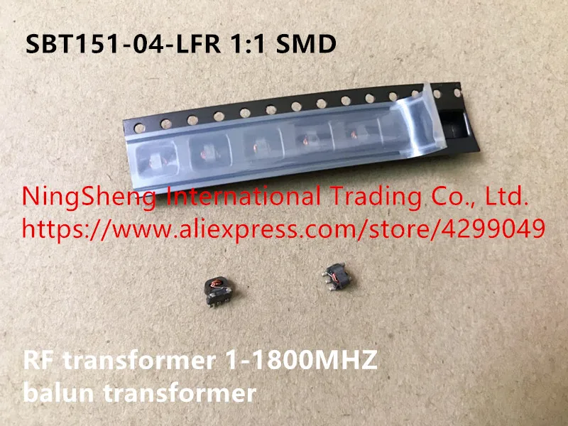 Original new 100% SBT151-04-LFR 1:1 patch RF transformer 1-1800MHZ balun transformer