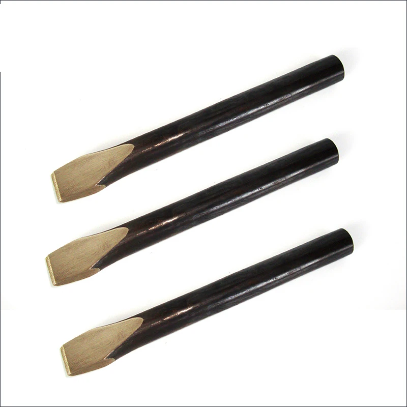 17*200mm 6 Point Chisel, Non magnetic Beryllium Bronze Hex Chisel,Non sparking Hand Tools.