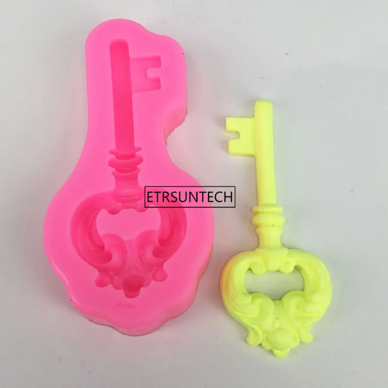 Key Shapes Silicone Molds Fondant Cake Decorating Tools Fun Mould