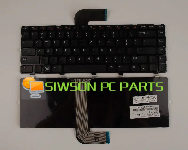 New Keyboard US Version For Dell Vostro V1450 V3450 V1440 3450N V1540 V1550 V3350 V3550 Laptop no backlit