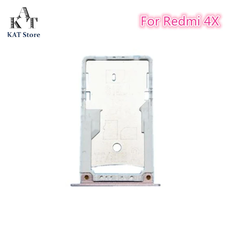 

1 Piece SIM Card Tray Micro SD Card Slot Holder Adapter for Xiaomi Redmi 4X With Eject Pin Needle Tool Replacement Parts