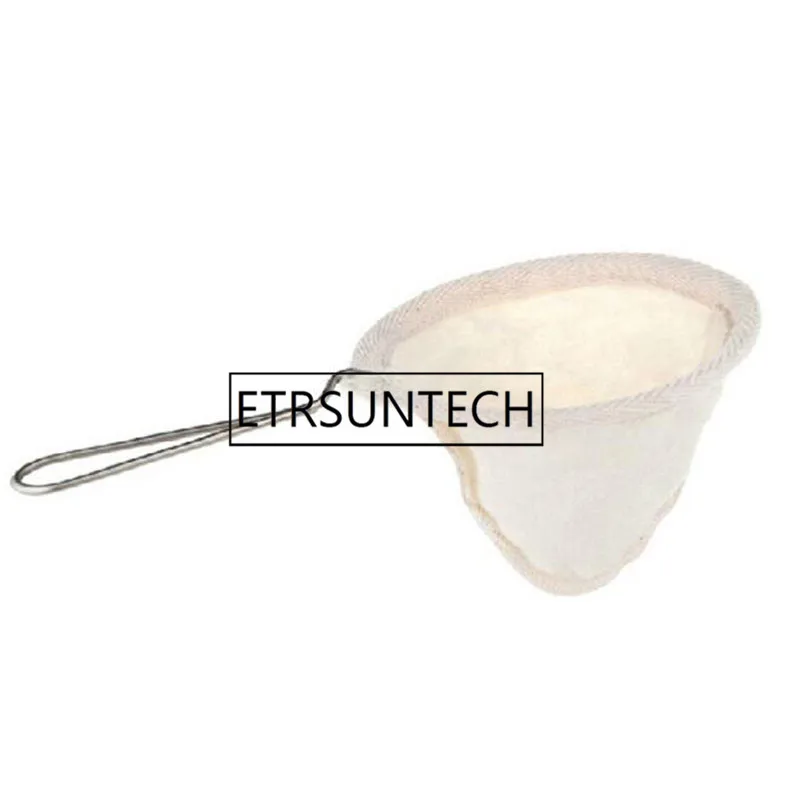 

Coffee Filter Bags with Stainless Steel Handle Flannel Reusable Filters For Coffee and Tea