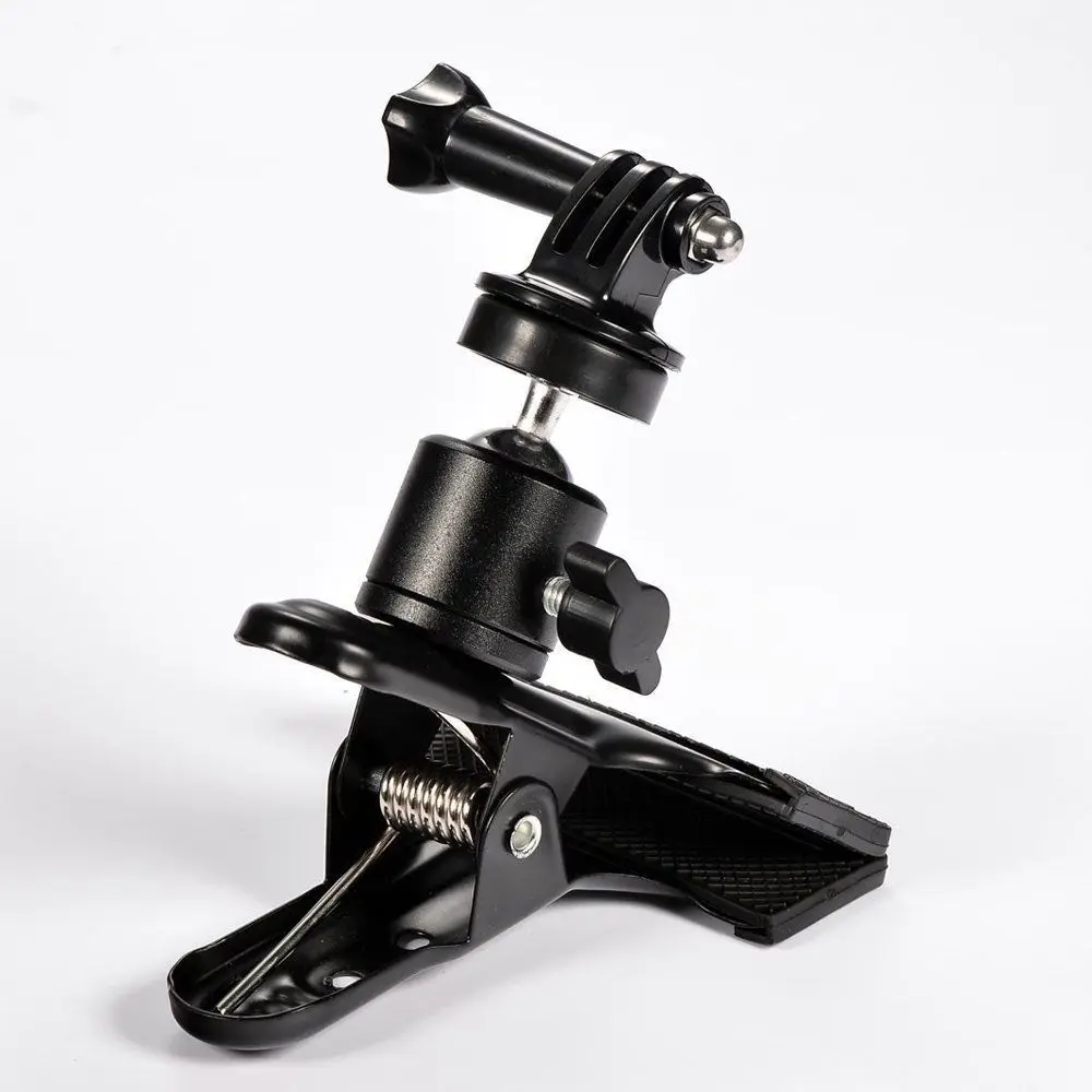 Spring Clamp Clip Holder+ Tripod Mount + Thumbscrewfor Studio Backdrop Camera such as GoPro Sports Camera HD HERO2, HERO3,