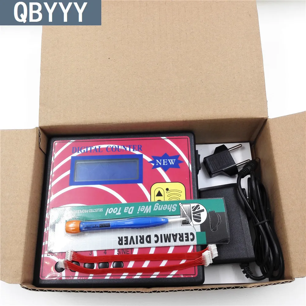 QBYYY Digital Counter Frequency Tester,Fixed/Rolling Auto Remote Copier/Master,Regenerate RF Remote Controller,Key Programmer