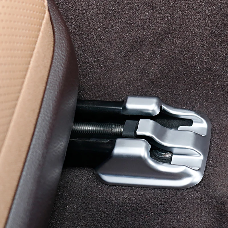 QHCP Car Seat Slide Clip Covers Sliding Rail Blanking Cap ABS Seat Block Buckle 4Pcs For Lexus ES200 260 300H 2018 Car Accessory