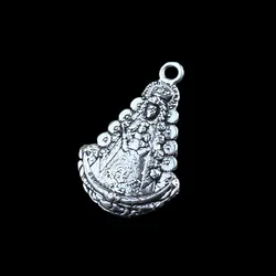 20pcs/lot Metal Zinc Alloy Tibetan Silver Spanish Charm Pendant For Necklace DIY Jewelry Making Accessories 17*26mm K05154