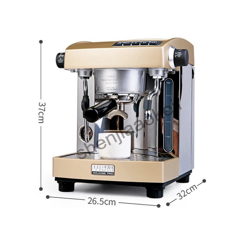 commercial semi-automatic double pump Italian coffee machine home thermo-block Professional espresso coffee machine 220v