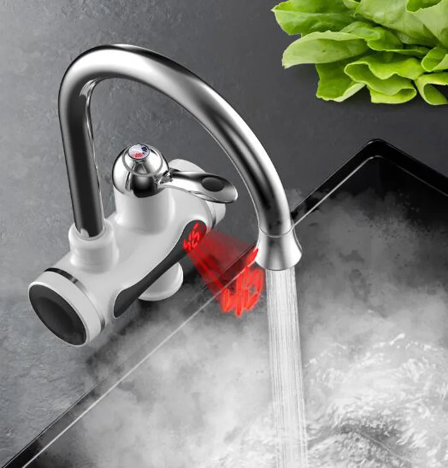 전기 온수 수도꼭지 난방 전기 수도꼭지 난방 전기 온수기 주방 홈 D107