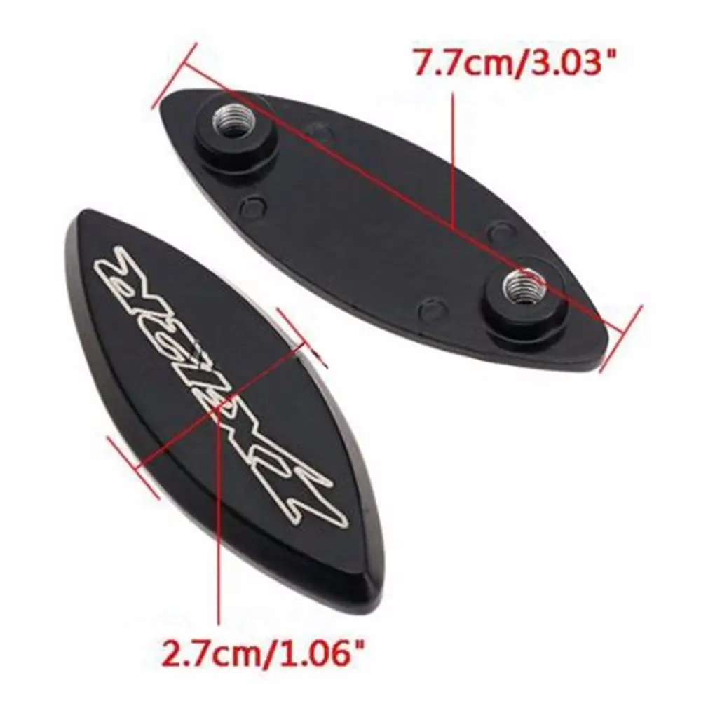 Motorcycle accessories CNC aluminum ZX-12R mirror floor for Kawasaki Ninja ZX-12R 2000-2006