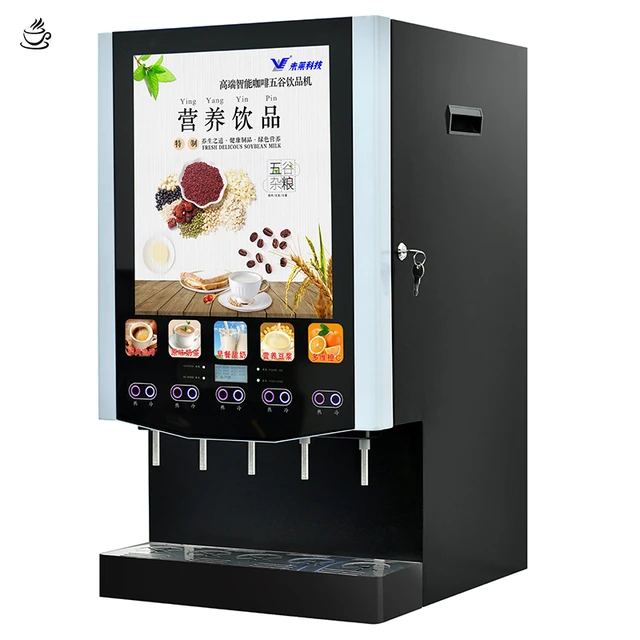 Commercial Instant Coffee Machine Self service Drink Machine Full automatic Beverage Machine Cold Hot Drinker D 50SC 10 AliExpress 6