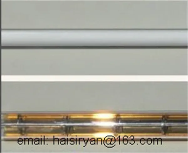 customized 300w 350mm far Single tube Electric halogen IR quartz glass heate bulbs