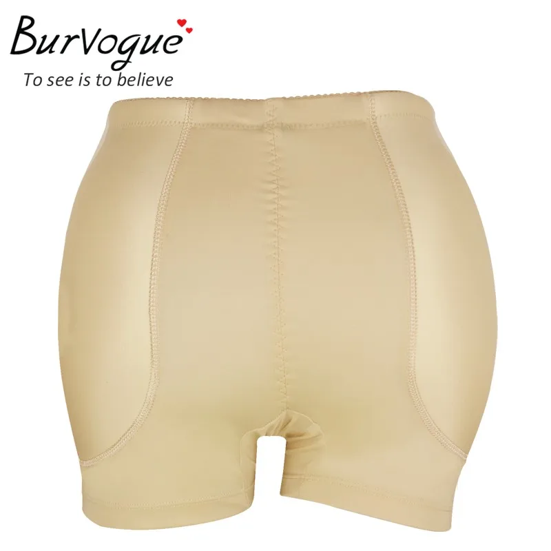 Burvogue calcinha modeladora de quadril, roupa íntima para mulheres, modelador da bunda, com bojo acolchoado