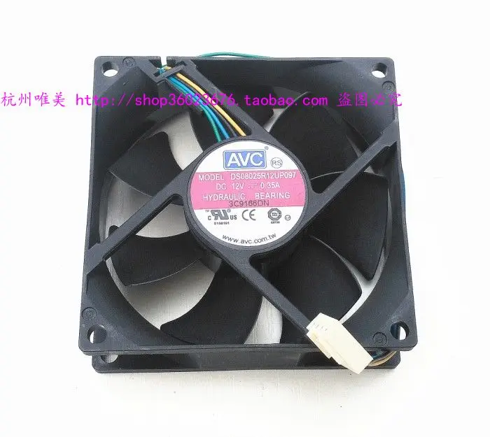 

NEW AVC 8025 8cm 4PIN DS08025R12U P097 12V 0.35A cooling fan