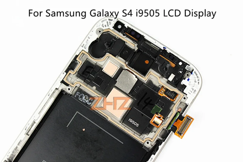 For Samsung Galaxy S4 i9505 LCD Display Touch Screen Digitizer Assembly with Frame Bezel LCDs Display Replacement Repair Parts