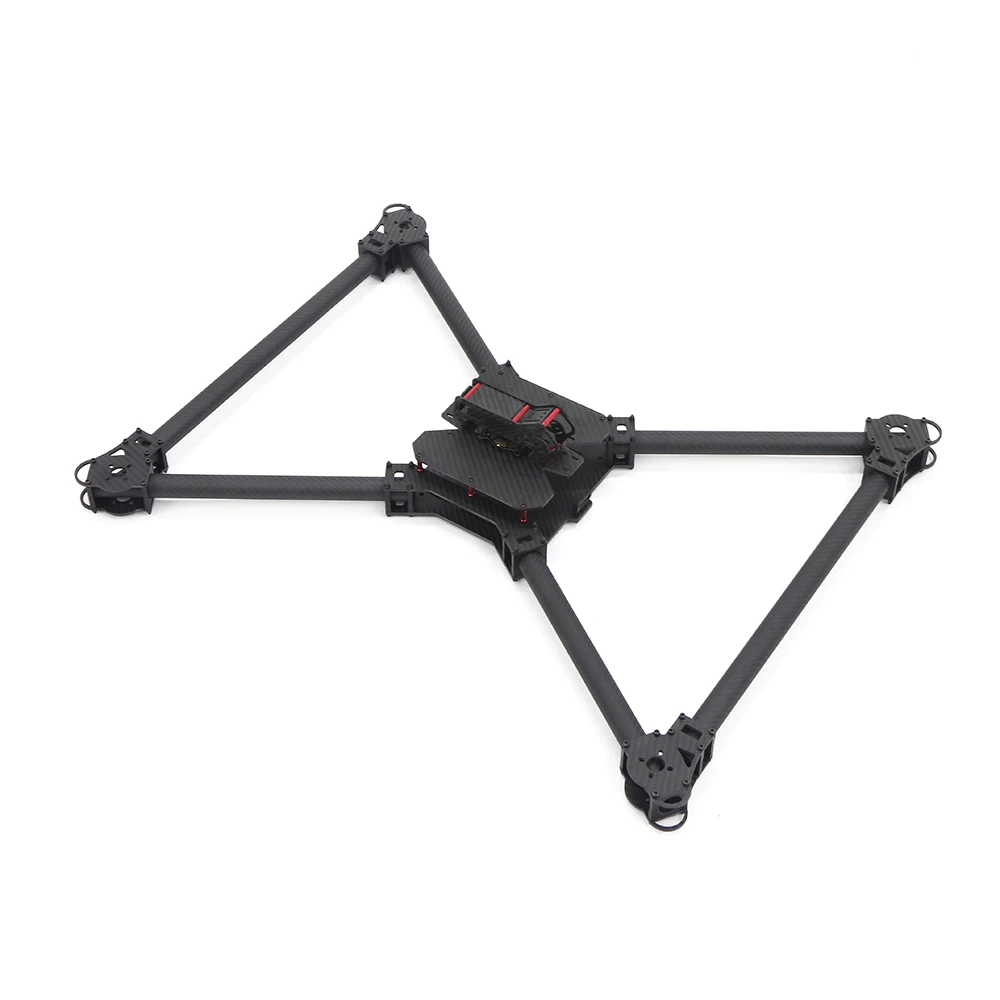 LX800 800 3K fibra de carbono completa integrada 800mm Quadcopter X marco para Multicopter Multirotor FPV fotografía aérea