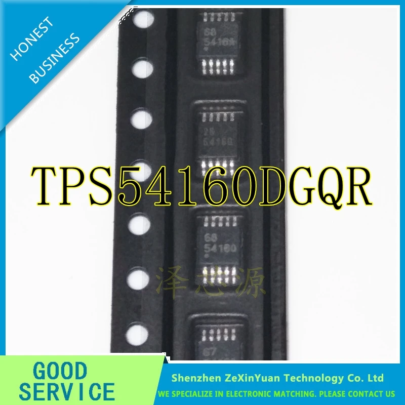 10 unids/lote TPS54160DGQR TPS54160DGQ TPS54160D TPS54160 54160 MSOP10