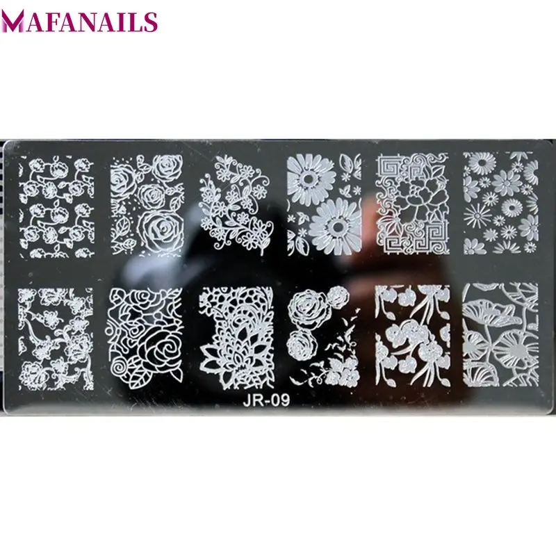 

1Pc 6*12CM Nail Art Image Plates Rose/Daisy Flower Design Nail Stamping Plates Nail Art Polish Stamp Templates Plates 30 Styles#