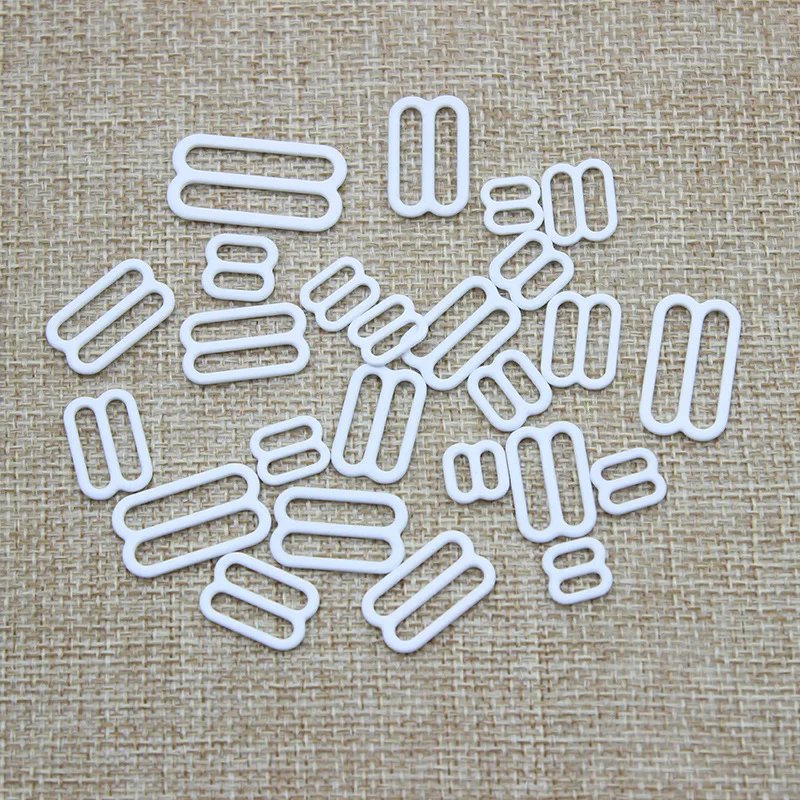 Bra material PP metal bra strap hooks Nylon Coated Lingerie Figure 8 shape 6mm/8mm/10mm/12mm/15mm/18mm/20mm/25mm/30mm